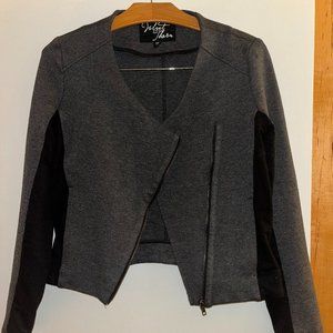 PacSun Biker Jacket Grey & Black